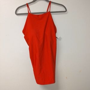 Xl bright orange old navy tankini
